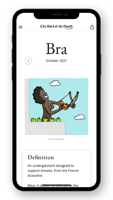 Bra - The Word of the Month by Gymglish